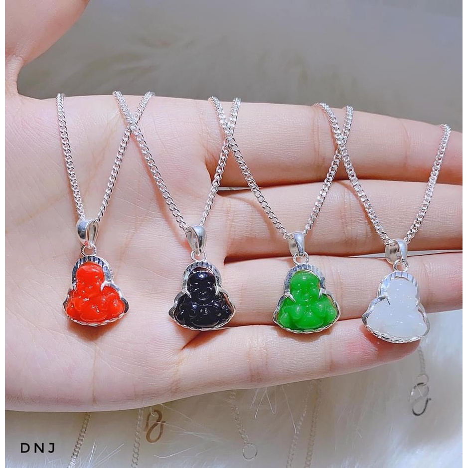 Dây chuyền bạc mặt phật cho bé yêu cầu may mắn sức khoẻ - Kho sỉ bạc Nhất Linh