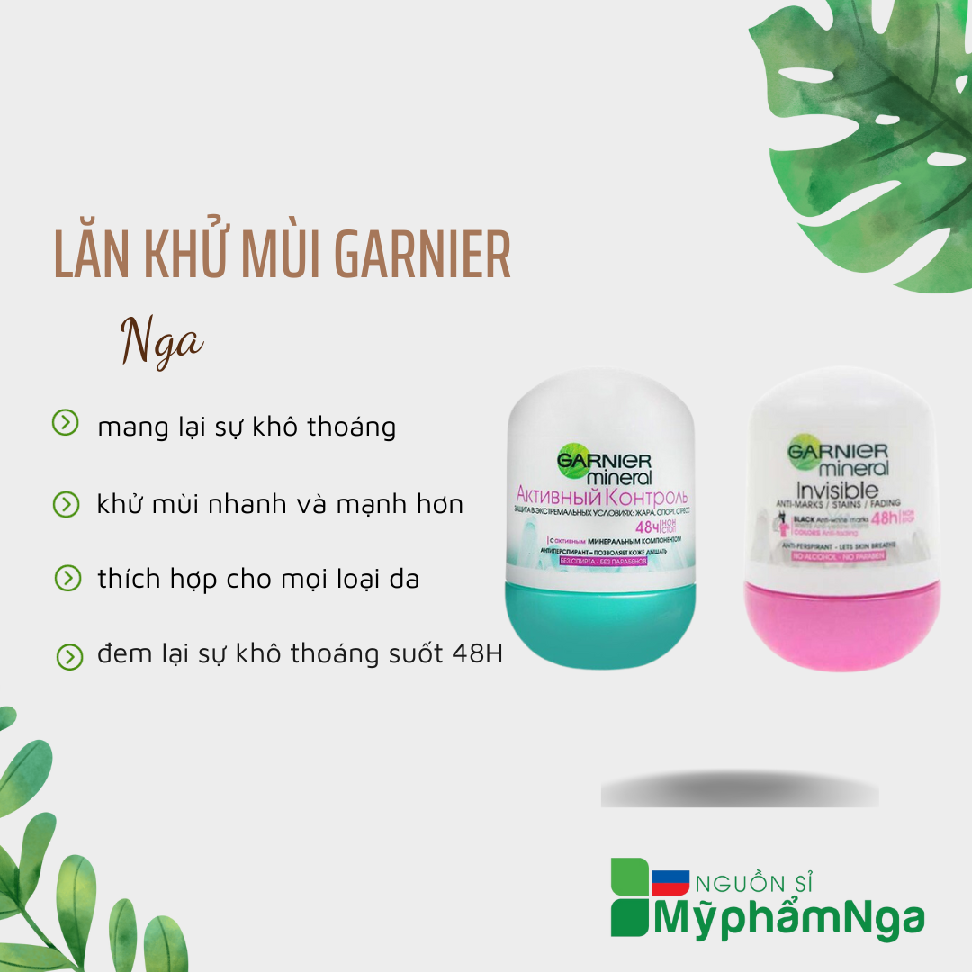 Lăn khử mùi Garnier