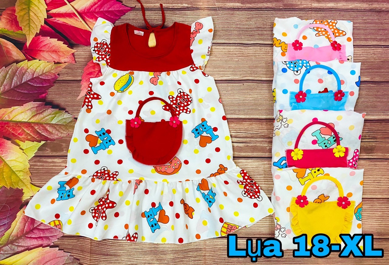 Đầm lụa cánh tiên bé