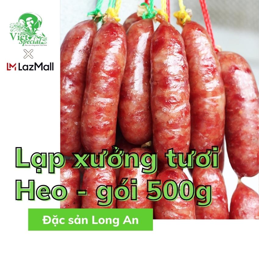 Lạp xưởng tươi Heo VietSpecial - Gói 500g - Đặc sản Long An