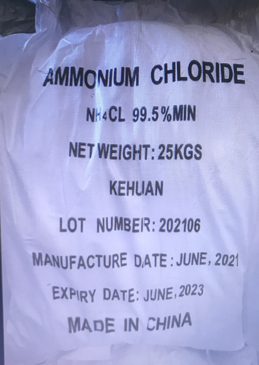 NH4Cl - Ammonium Chloride (Muối Lạnh)- Pha nước rửa chén , chiết gói lẻ 1kg