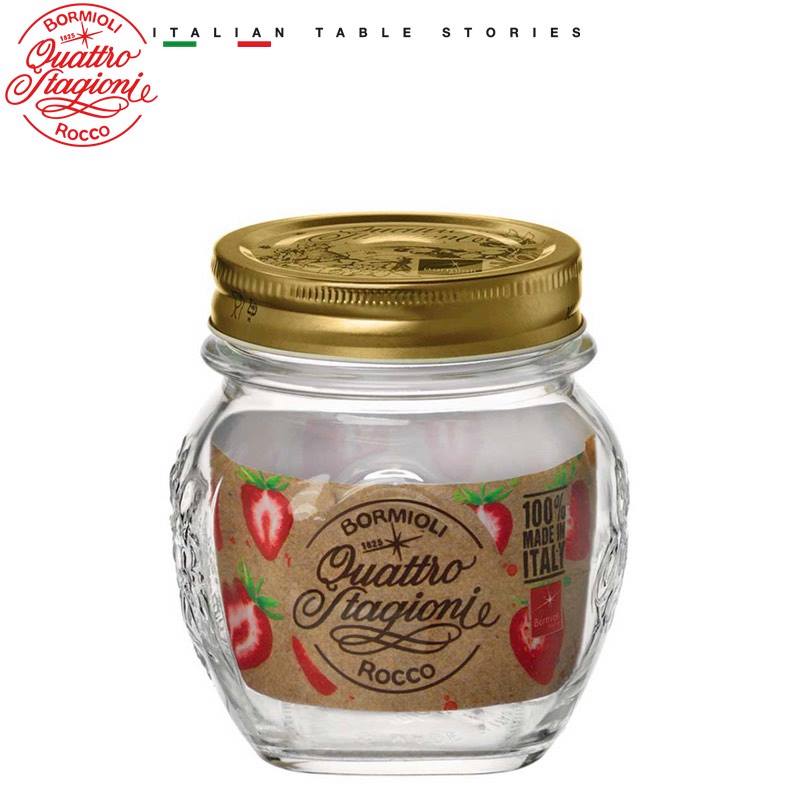 [Italy] Hũ thủy tinh nắp vặn kín hơi, không chứa chì, cất trữ gia vị, ngũ cốc, bánh kẹo  Quattro Anfora 300ml & 500ml làm từ thủy tinh cao cấp không pha chì-Khang Kiệt