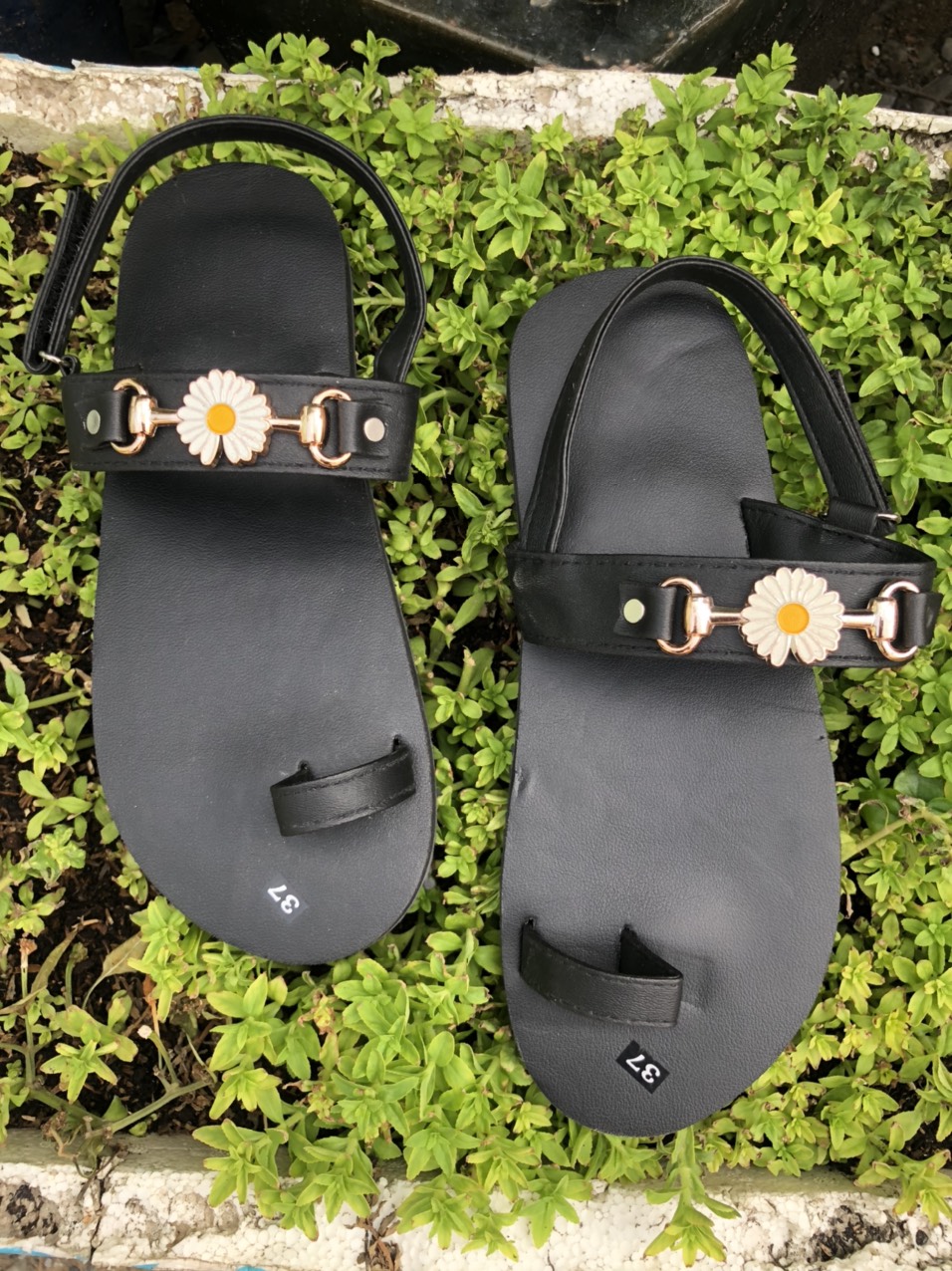 [FREESHIP + HOÀN TIỀN 50K] sandal đồng nai ( xăng đan nữ ) đế đen quai đen size từ 35 đến 42 nữ khác size ib chọn thêm