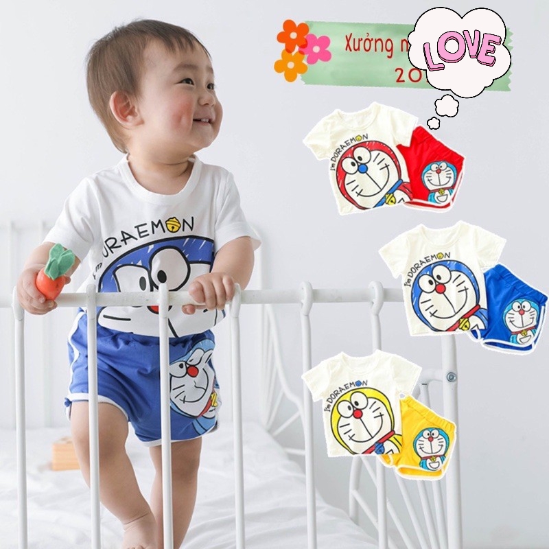 FREESHIP - MẪU MỚI -BỘ DORAEMON thần thánh cho bé 8-18kg. XMHP