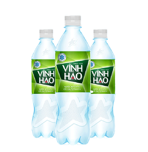 [HCM]NƯỚC KHOÁNG CÓ GA- NƯỚC KHOÁNG GA LẠT VĨNH HẢO -lốc 6 chai