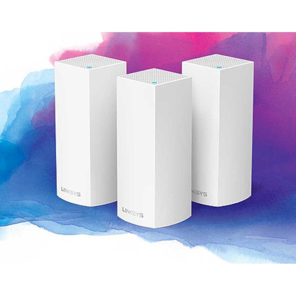 Bộ phát wifi linksys velop whw0303 mesh 3 băng tần 3-pack ac6600mbps mu-mimo