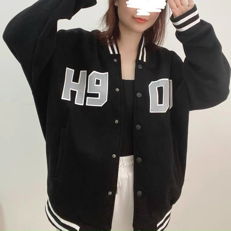 Áo khoác bomber nam nữ h909 chất dù năng động cao cấp kn007