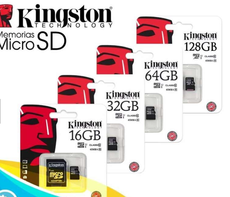 Kingston thẻ nhớ microsd class 10 -16gb, 32gb, 64gb, 128gb-bảo hành 5 năm-chính hãng