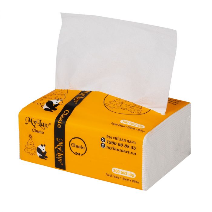 Lốc 10 gói giấy ăn gấu trúc sipiao - khăn giấy gấu trúc trắng cao cấp, mỗi gói 300 tờ - giấy ăn gấu trúc sipiao