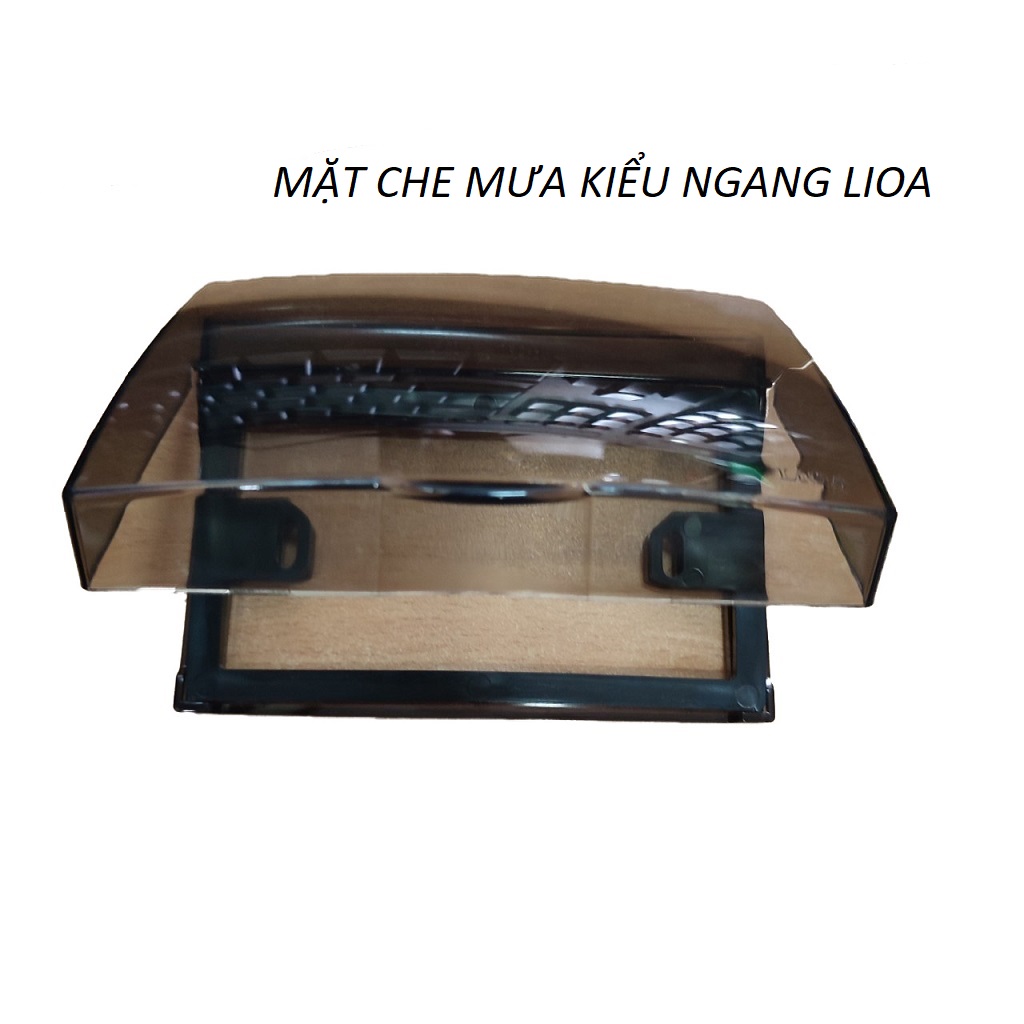 Mặt che mưa kiểu ngang lioa cho ổ cắm hoặc công tắc âm tường