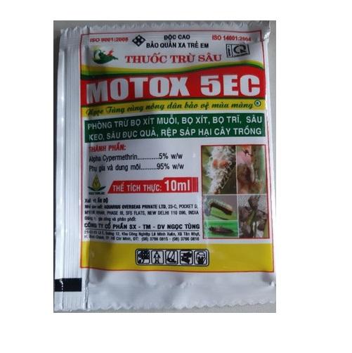 Thuốc trừ sâu bọ trĩ, rệp sáp MOTOX 5EC gói 10ml