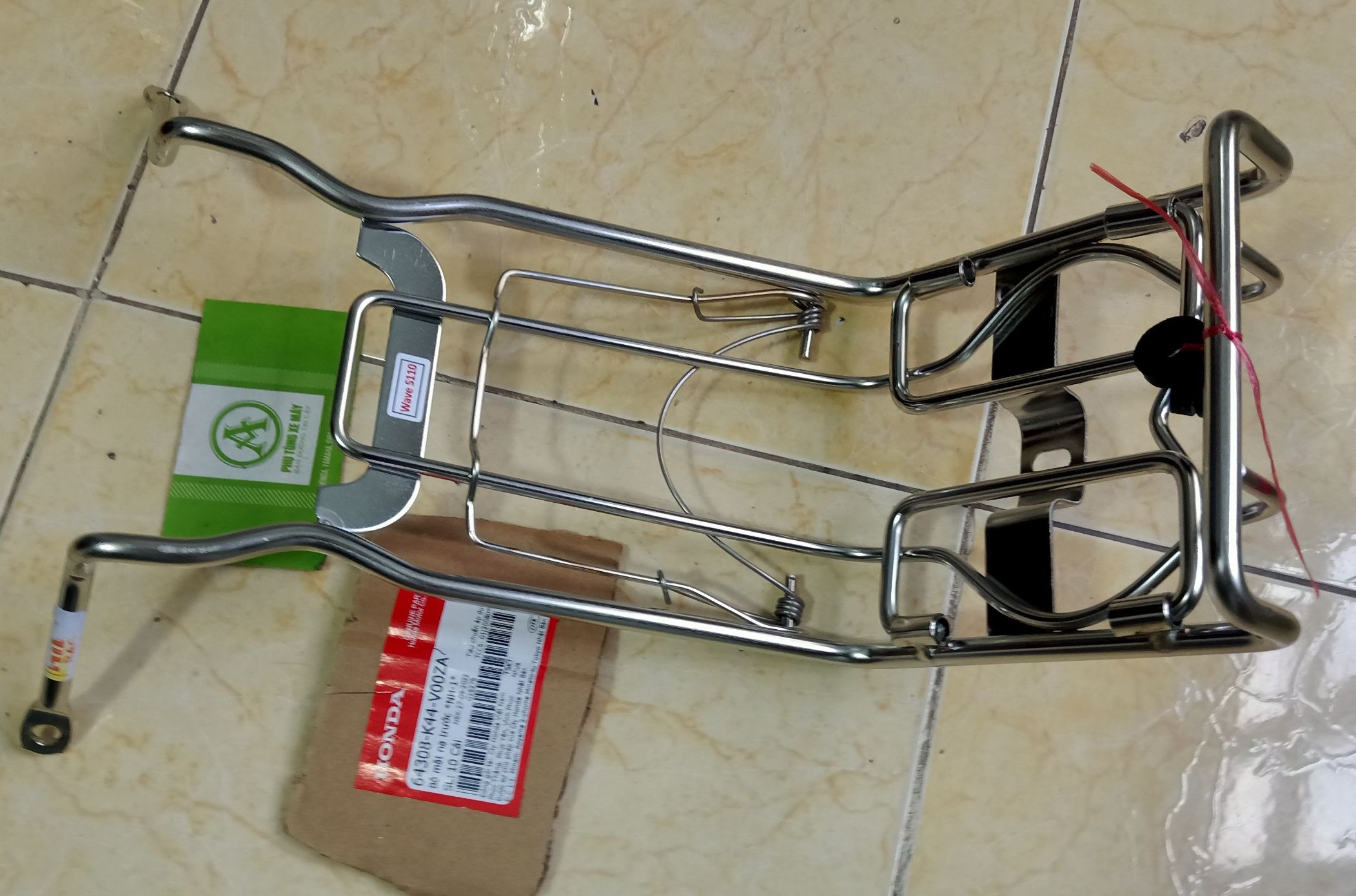 Baga giữa Inox 10 ly dành cho xe Wave S110