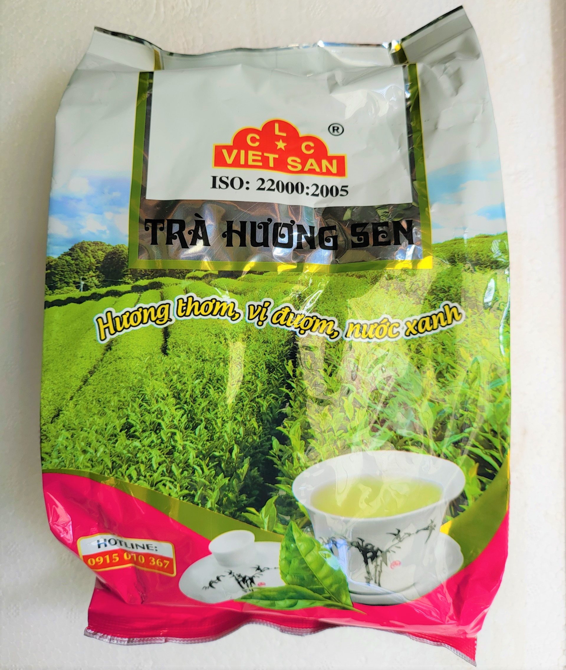 Trà hương sen việt san tea with lotus flavour