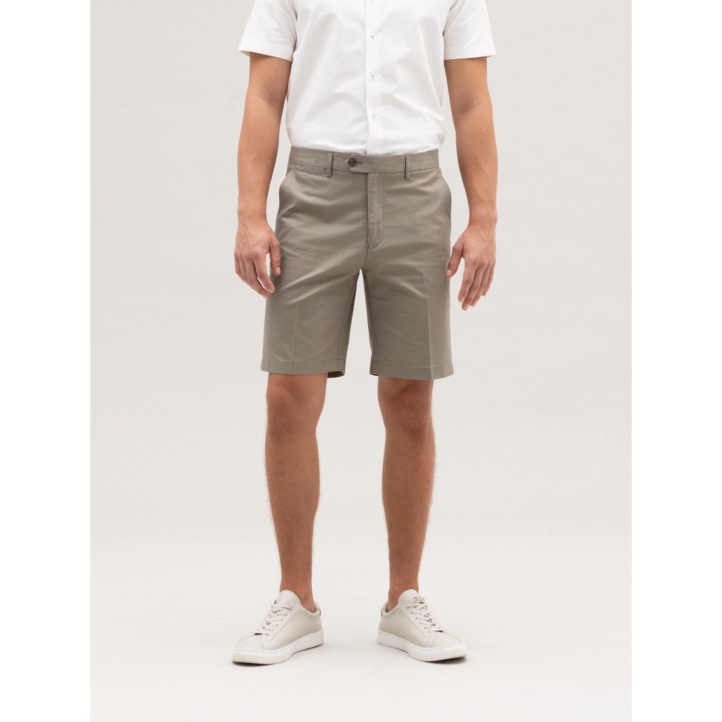 Quần Short Nam BENJAMIN BARKER Shorts Matsuda Washed Taupe Gray Shorts MSP2206006