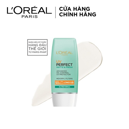 Kem Chống Nắng Kiềm Dầu Loreal SPF 50+/PA++++ (30ml)