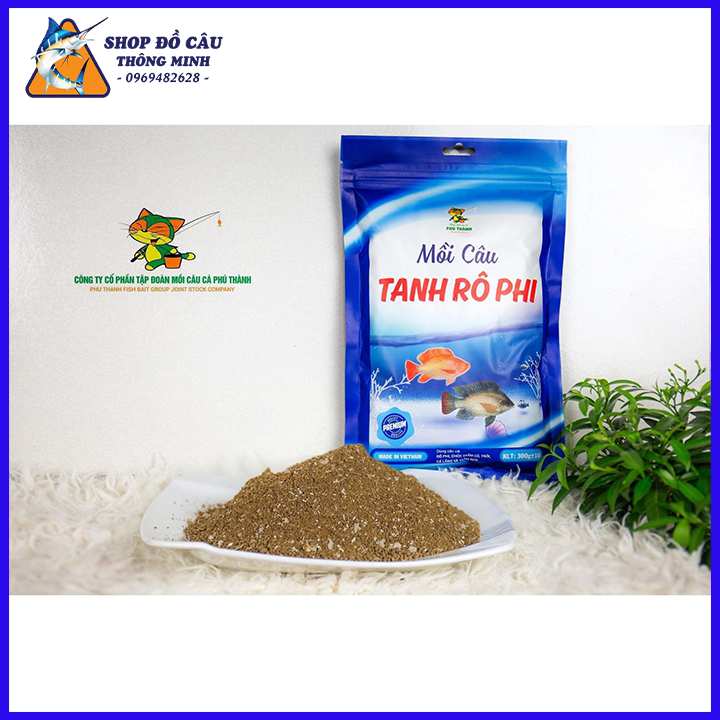 Mồi câu cá, mồi câu tanh rô phi chuyên câu rô phi, chép, trắm cỏ, trôi, trắm đen và cá lăng mc03