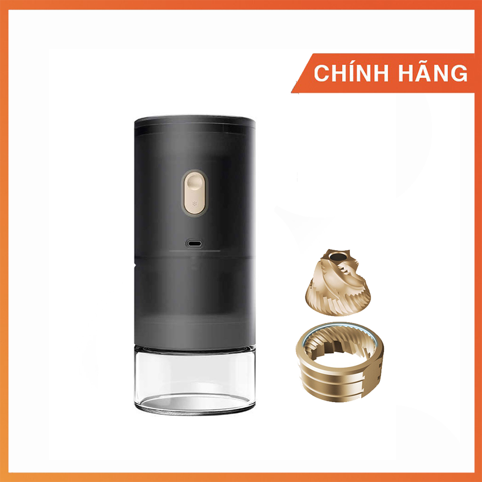 Máy xay cà phê điện cầm tay Timemore Grinder Go Advance | Lưỡi S2C phủ Titanium kèm travel case