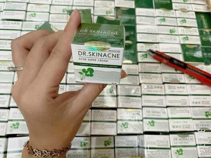 Kem xóa mụn dưỡng trắng da Dr.SkinAcne .