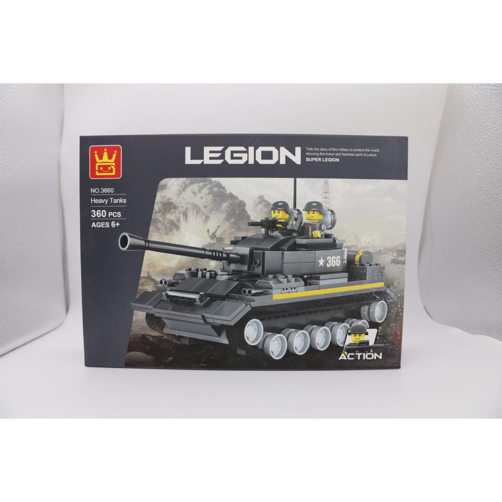 Lego ghép hình Xe Tăng 3660 360pcs