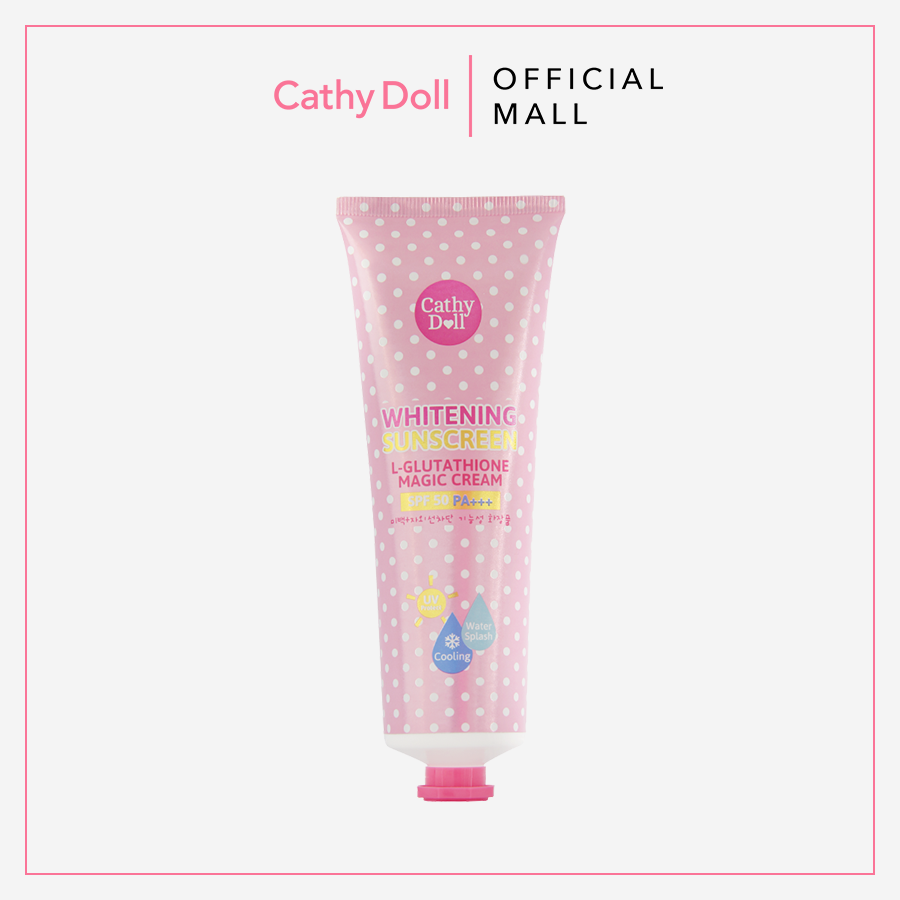 Kem Chống Nắng Cathy Doll L- Glutathione Magic Cream SPF50 PA+++ 60ml