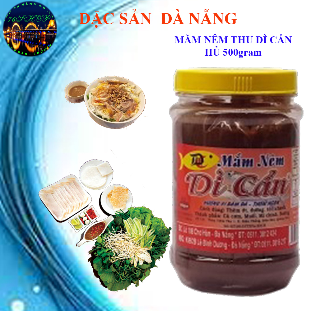 (Combo 2 hủ 500gr) - MẮM NÊM DÌ CẨN - NGON KHÓ CƯỠNG – ĂN LÀ MÊ – ĐẶC SẢN ĐÀ NẴNG