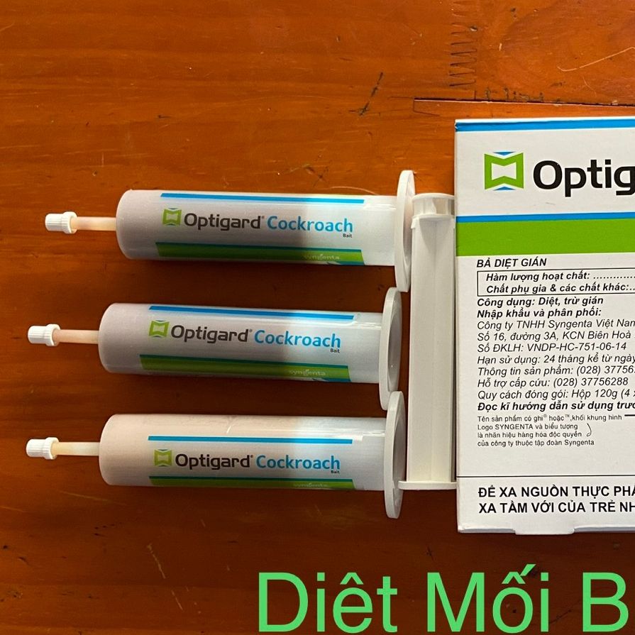 Thuốc diệt gián Đức Optigard Cockroach - dạng Ống 30 gam - SP Syngenta