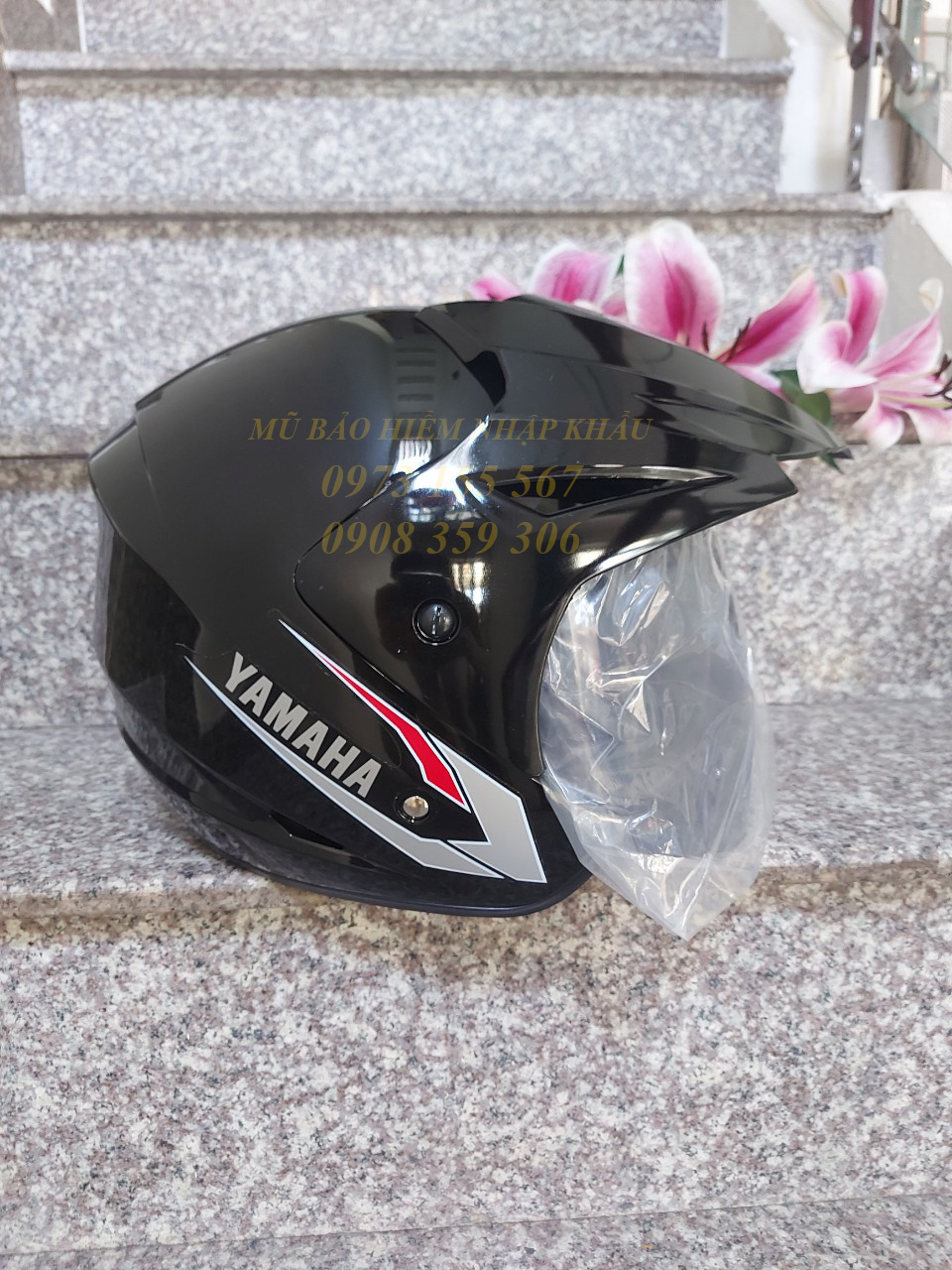 Mũ bảo hiểm YAMAHA 3/4 hàng nhập INDO