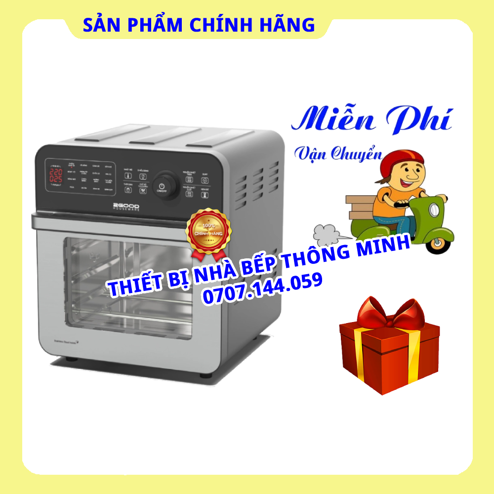 Nồi chiên không dầu 2good vortex s20 - hàng chính hãng - bảo hành 12 tháng - dễ vệ sinh