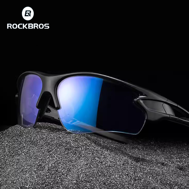 ROCKBROS Kính đi xe đạp phân cực Photochromic Kính xe đạp thể thao ngoài trời Kính râm xe đạp MTB Kính mắt Kính cận thị Khung