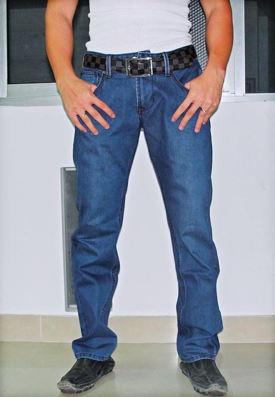 [HCM]quần jean nam trung niên màu xanh sáng