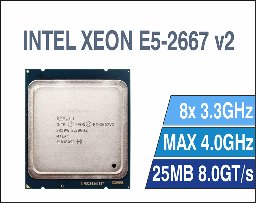 Cpu intel xeon e5 2667v2 socket 2011. bảo hành 12t