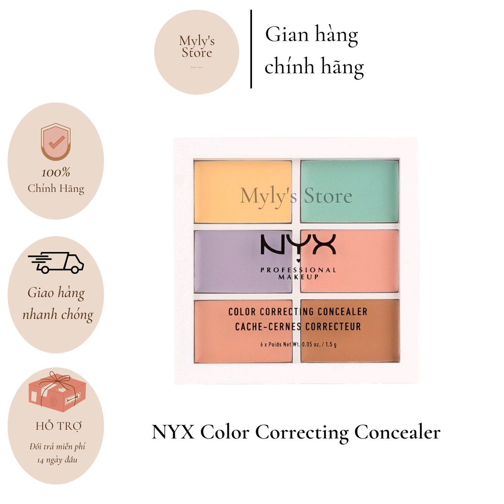 Bảng che khuyết điểm NYX Color Correcting Concealer - mylysstoredn