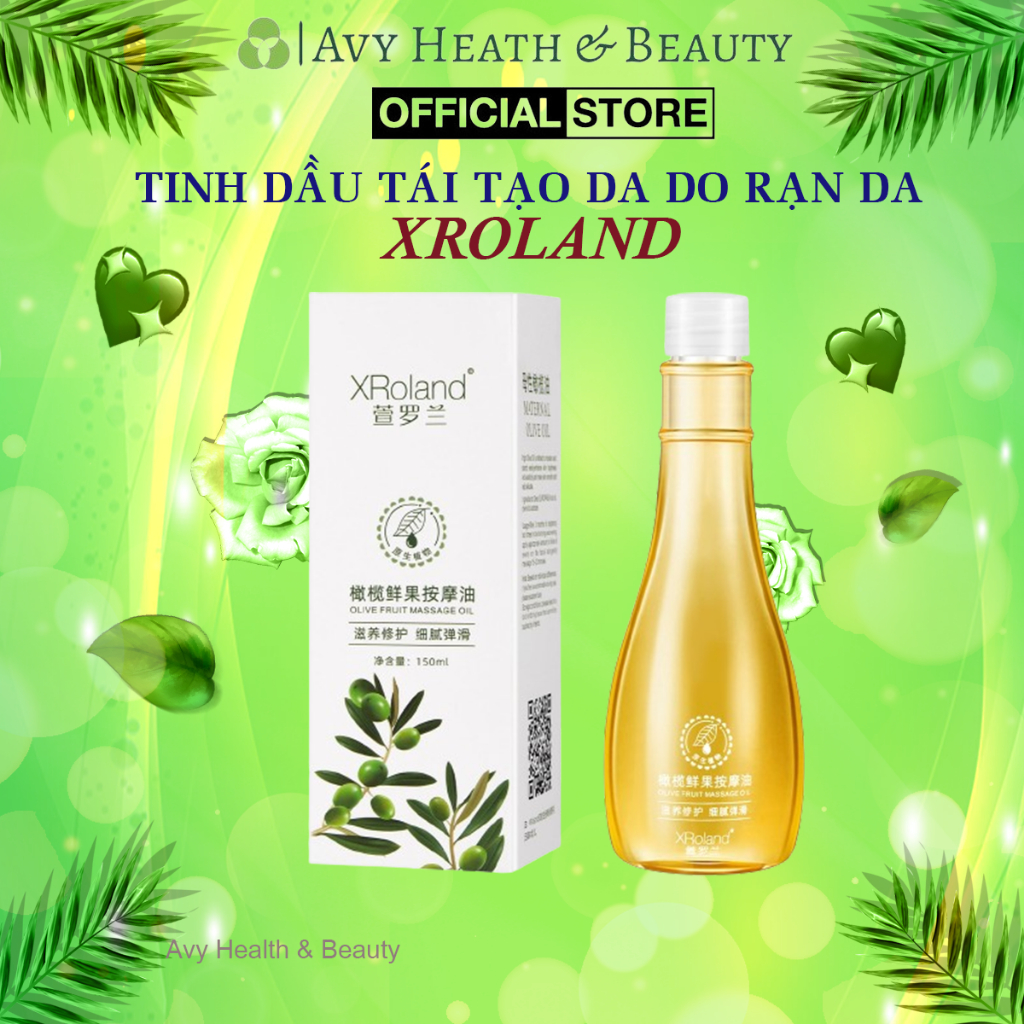 Tinh Dầu Rạn Da Ôliu Xroland - Xroland Dầu Giảm Rạn Da Giảm Rạn Da, Phục Hồi Tái Tạo Da Hiệu Quả