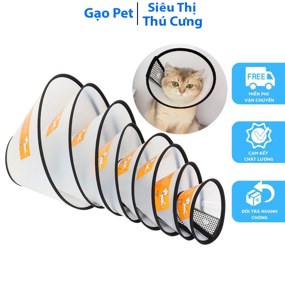 [Hoàn Tiền 10%] Loa chống liếm thú cưng - vòng cổ chống liếm cho chó mèo
