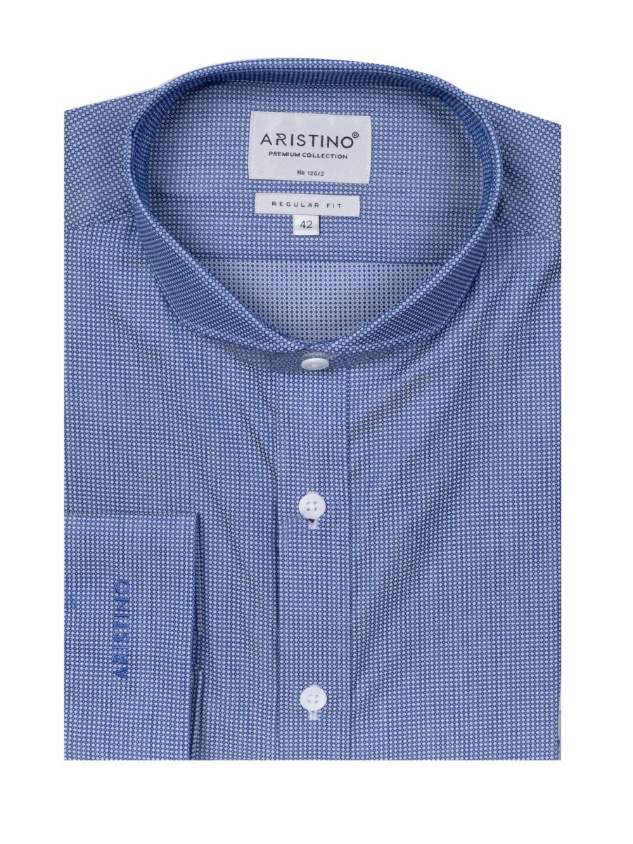 Áo sơ mi nam dài tay ALS17CO34 vải cotton Compacr Twist chỉ số sợi Ne 120/2 được trồng trên cánh đồng bông