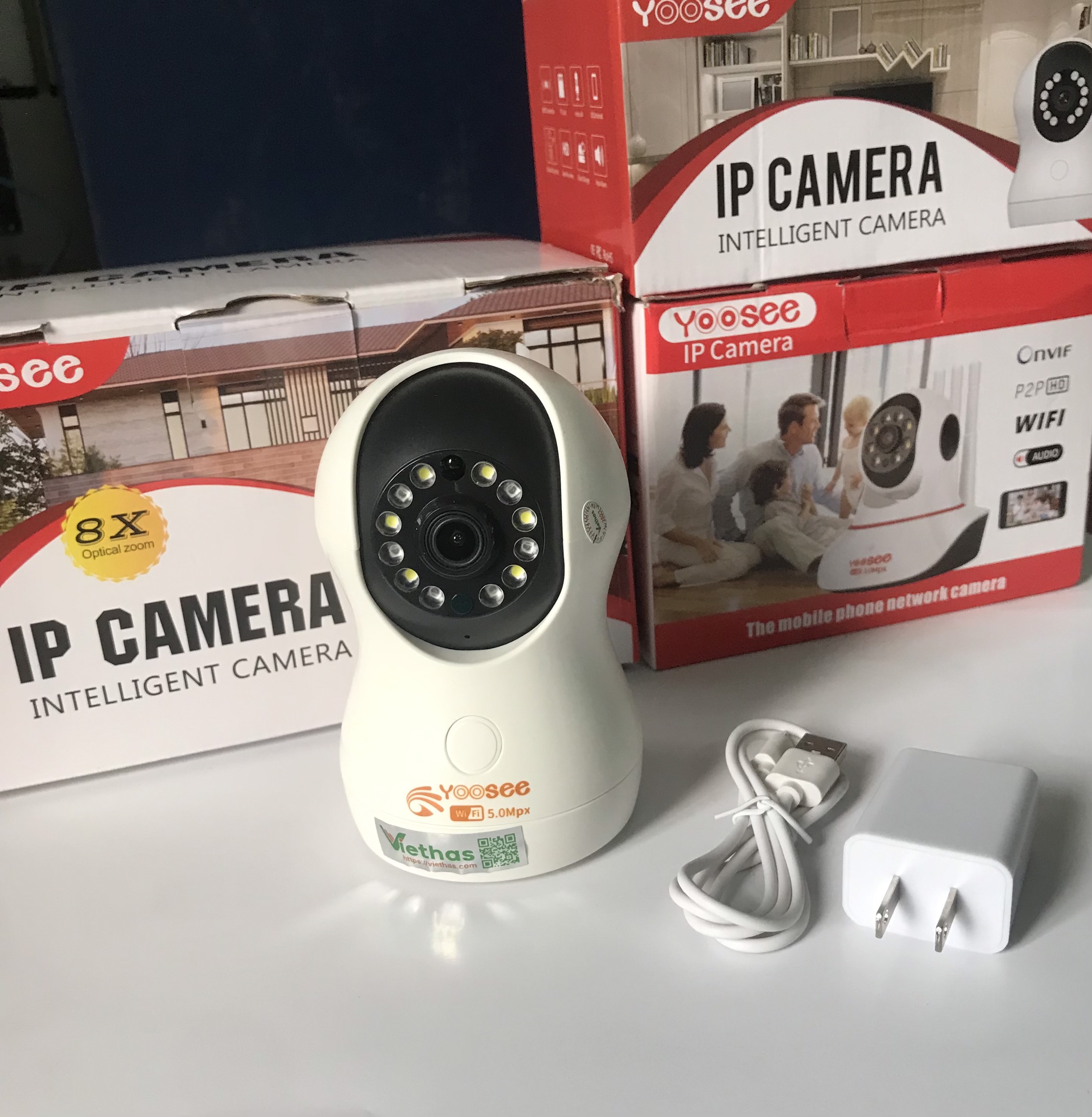 Camera Wifi Giám Sát An Ninh Yoosee YS12 - Full HD 1080P Xoay 360 Độ