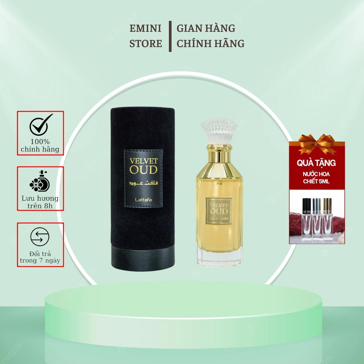 Nước hoa Velvet Oud 100ml nội địa Dubai mùi hương cá tính, nồng nàn