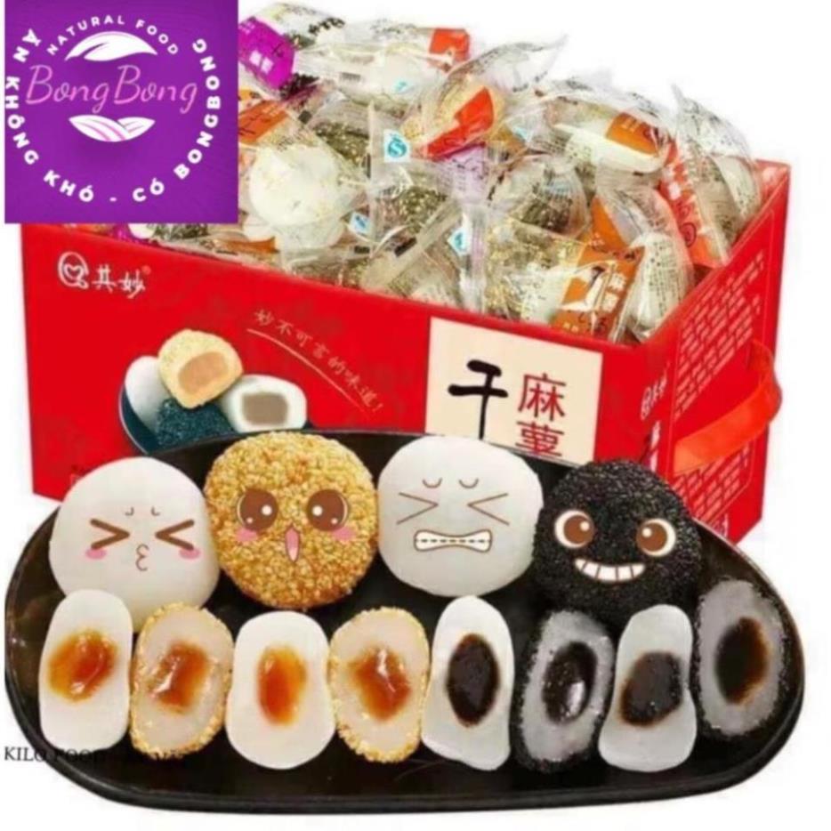 1 Thùng bánh MOCHI - đài loan đủ 4 vị mix 2 kg loại 1 -75-79 cái