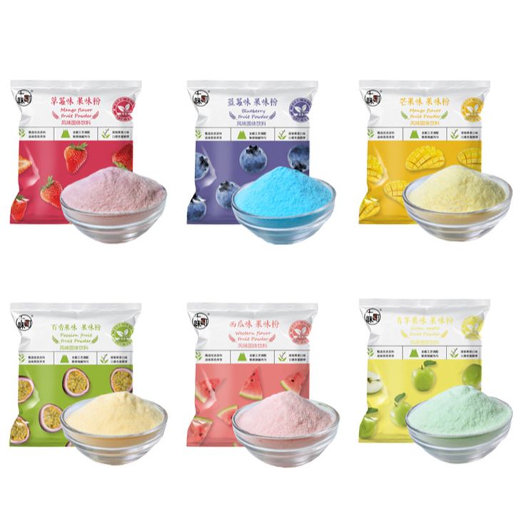 Bột Dâu/ Đào/ Kiwi/ Matcha/ Xoài/ Việt quất/ Thanh long/ Nam việt quất