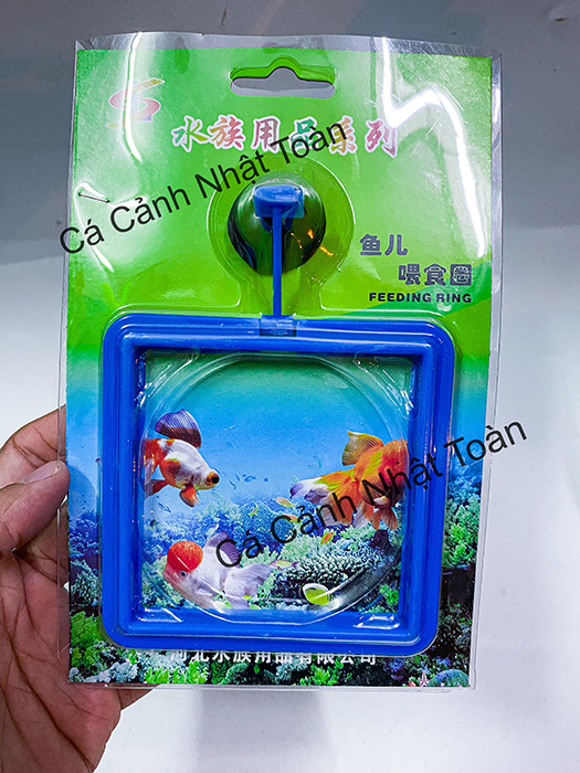 "hoàn tiền đến 10%" vòng nổi vuông thức ăn cho cá ăn 9cm