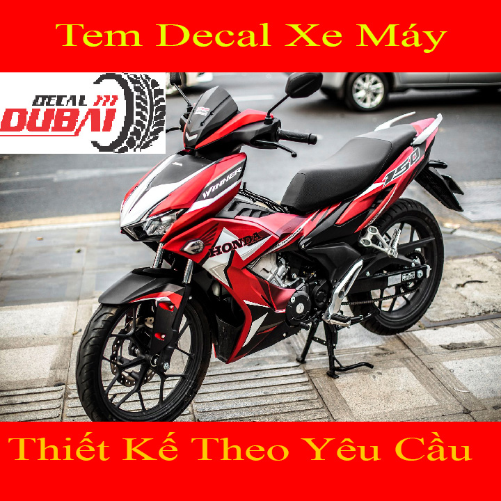 Tem Trùm Dán Winner X Đỏ Bạc Nhám