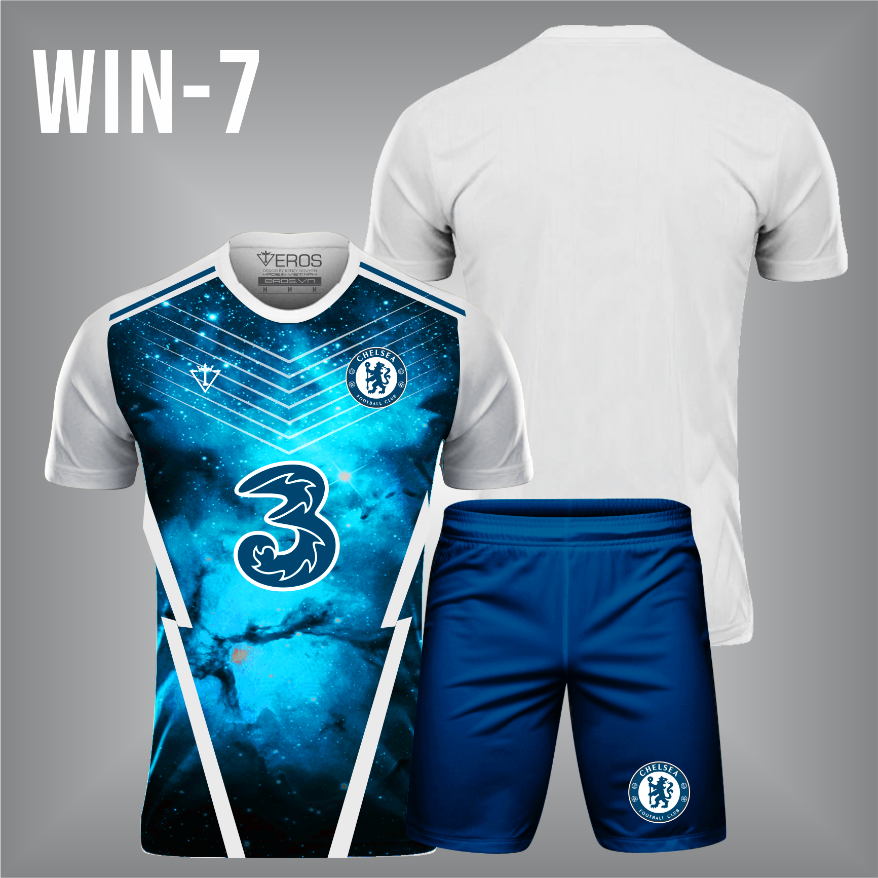 Đồ đá bóng áo đá banh chelsea win 7