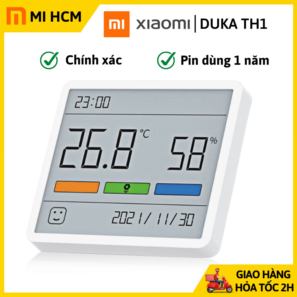 Đồng hồ đo nhiệt độ và độ ẩm Xiaomi Duka TH1