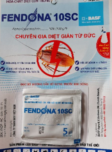 Combo 10 gói Thuốc diệt muỗi kiến gián ruồi..côn trùng Fendona 10sc