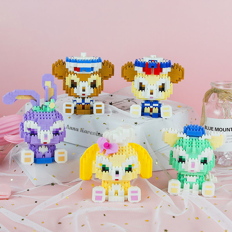 Đồ chơi thông minh lego cho bé xếp hình 3d thỏ gấu dễ thương King Of Gifts