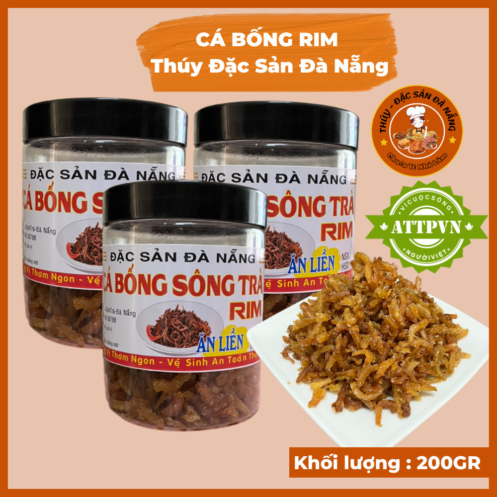 Cá bống rim gia vị ăn liền 200gr chính hiệu thúy đặc sản đà nẵng