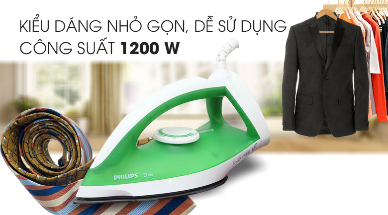 Bàn ủi khô philips gc122