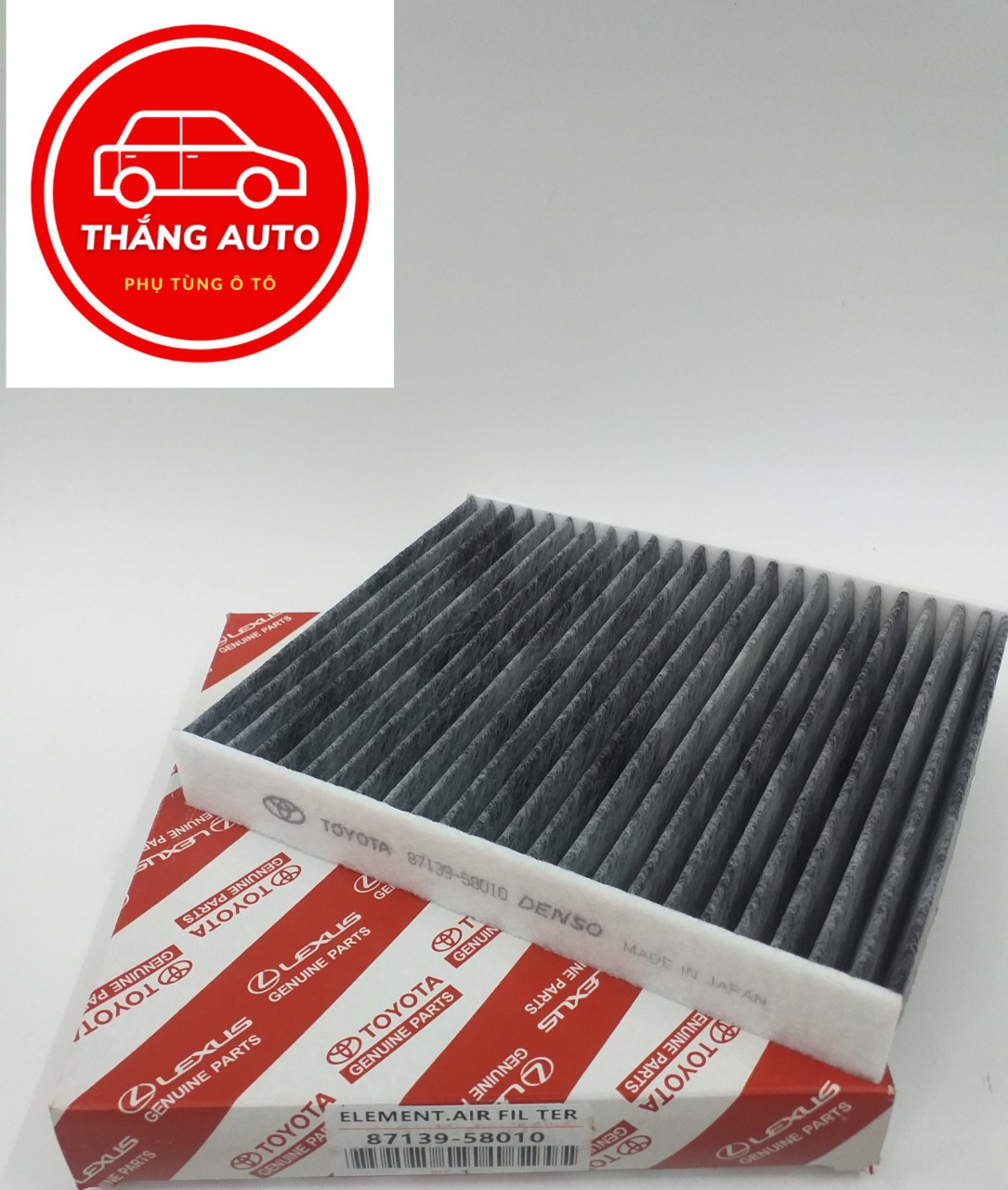 THAN HOẠT TÍNH Lọc gió điều hòa Innova 17-23, Fortuner 16-23, Hilux 16 -