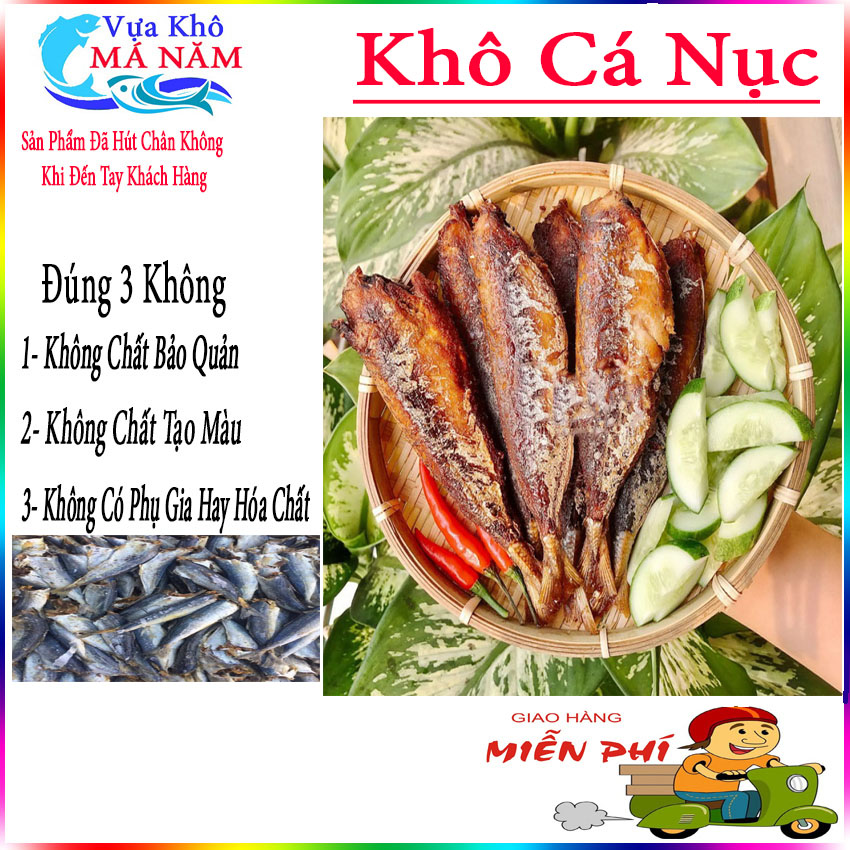[HCM][HÀNG MỚI VỀ]1KG Khô Cá Nục Bỏ Đầu Khô Cá Nục Một Nắng Thơm Ngon Thịt Dai Hoàn Toàn Tự Nhiên Đảm Bảo Dinh Dưỡng cho bữa ăn gia đình bạn được chứng nhận vệ sinh an toàn thực phẩm tại Vựa Khô MÁ NĂM.