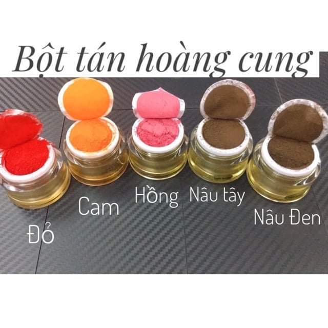 Bột tán mày, bột tán môi hoàng cung giúp nhanh bám màu kích màu môi lên tươi màu, đậm màu hơn